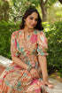 Women Floral Printed Puff Sleeve Fit & Flare Dress